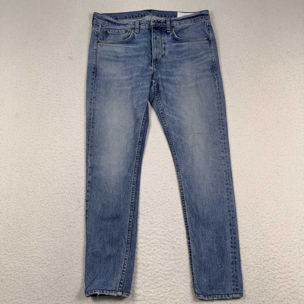 Rag & Bone Jeans Men's 31x28 Fit 1 Extra Slim Straight Faded Denim‎ In Jamie